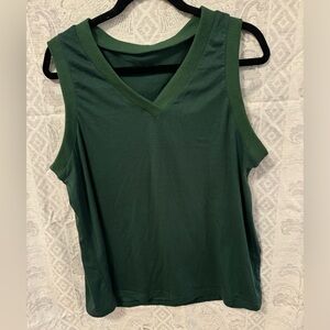 Green V-neck Tank Top X-Large ITEM# 1020